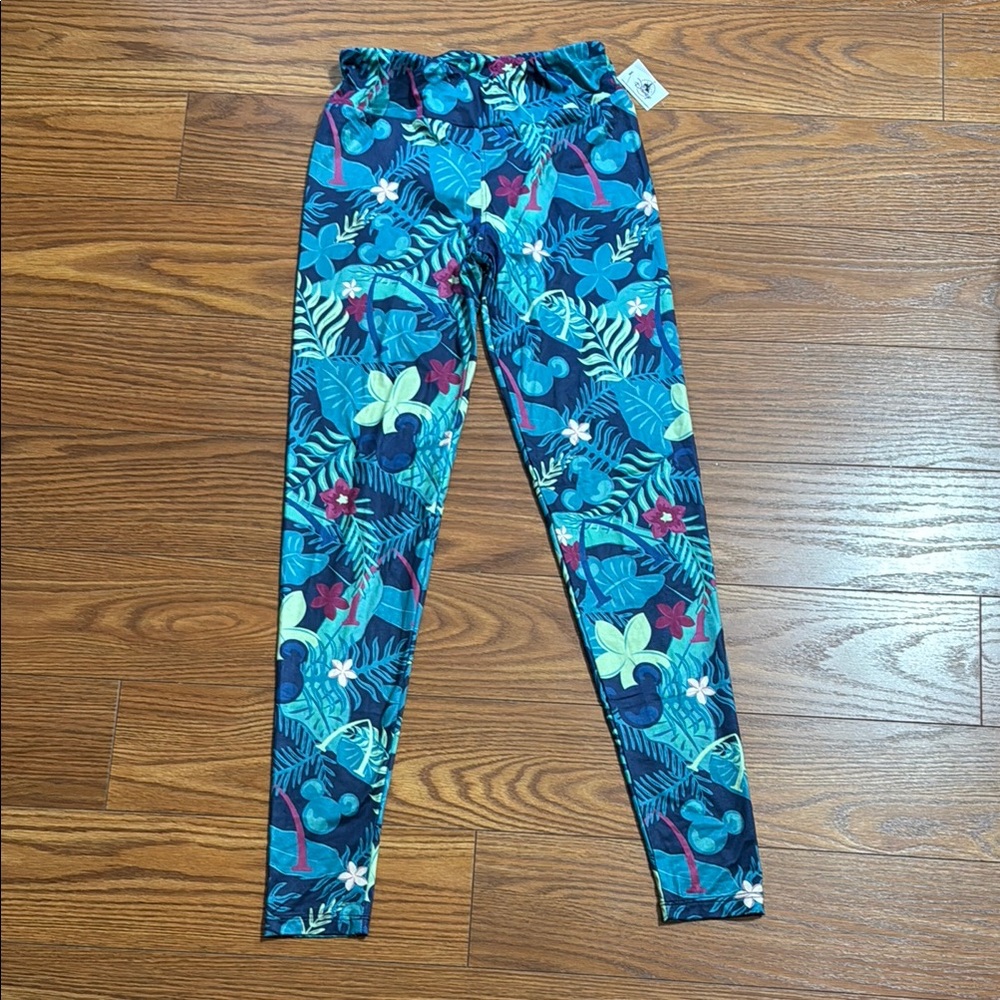Disney Aulani XS Tropical Mickey Kids Leggings